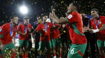 منتخب المغرب للشباب يحتفل بفوزه بكأس العالم ويعزز مكانته في كرة القدم الدولية